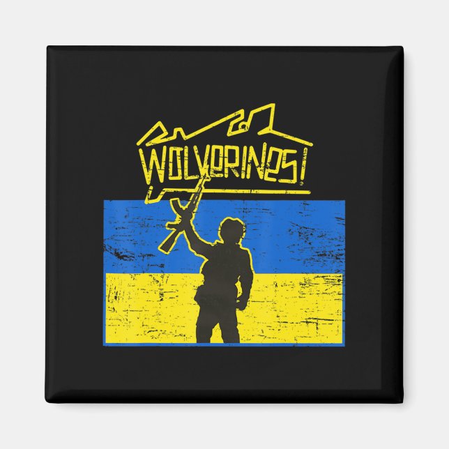 Ukraine  Wolverines  Magnet (Front)