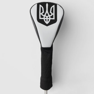 Ukraine's Tryzub Contemporary Graphic Emblem Golf Head Cover