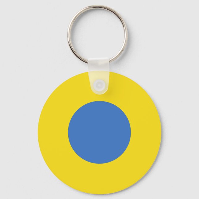 Ukrainian Air Force Roundel Key Ring (Front)