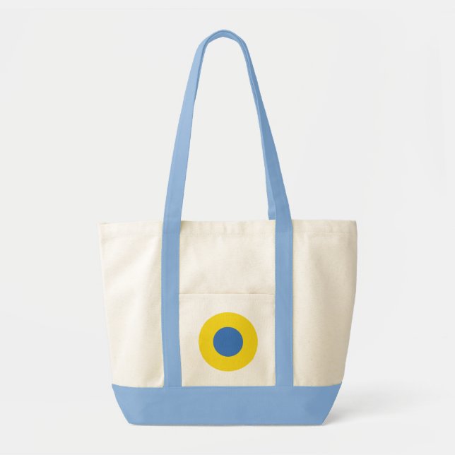 Ukrainian Air Force Roundel Tote Bag (Front)