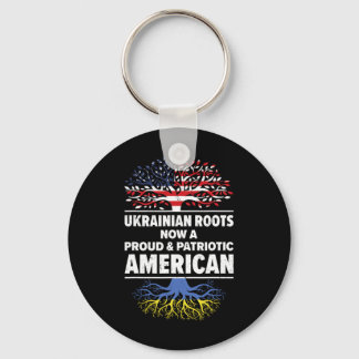 Ukrainian American Patriot Usa Grown Ukraine Us Fl Key Ring