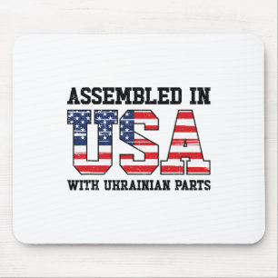 Ukrainian American Patriot Usa Grown Ukraine Us Fl Mouse Pad