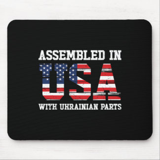 Ukrainian American Patriot Usa Grown Ukraine Us Fl Mouse Pad