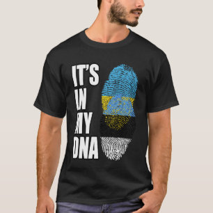 Ukrainian and Estonian Vintage Heritage DNA Flag L T-Shirt