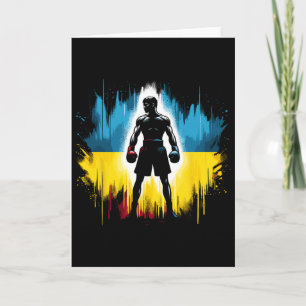 Ukrainian Boxer Patriotic Boxing Fighter Ukraine 1 Card