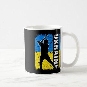 Ukrainian Bysebyll Player Ukraine Flag Bysebyll Fa Coffee Mug