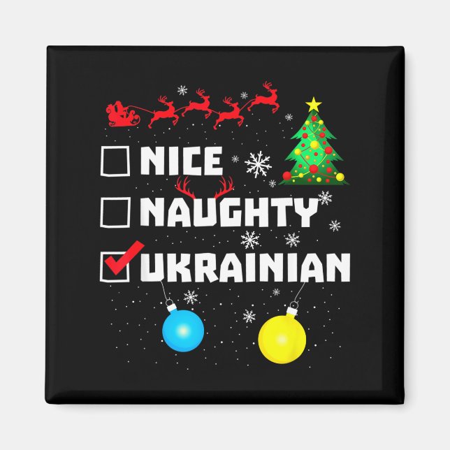 Ukrainian Christmas  Magnet (Front)
