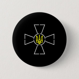 Ukrainian Coat Of Arms Shirt President Zelensky Uk 6 Cm Round Badge