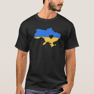 Ukrainian Country Love Heart Landscape Ukraine T-Shirt