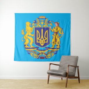 UKRAINIAN CREST TAPESTRY
