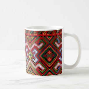 Ukrainian Cross Stitch Embroidery Easter Mug