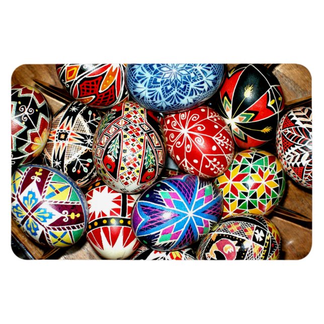 Ukrainian Easter Eggs Magnet (Horizontal)
