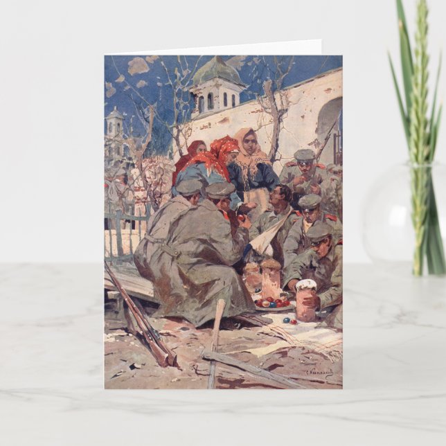 Ukrainian Easter in Galicia Holiday Card (Front)