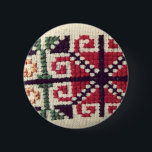 Ukrainian Embroidery 6 Cm Round Badge<br><div class="desc">Close-up of my grandmother’s traditional Ukrainian embroidery.</div>