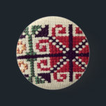 Ukrainian Embroidery 6 Cm Round Badge<br><div class="desc">Close-up of my grandmother’s traditional Ukrainian embroidery.</div>