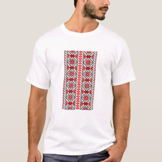 Ukrainian Embroidery Vyshyvanka Print Folk Ethnic T-Shirt
