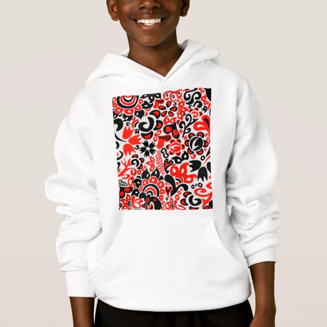 Ukrainian ethnic folk art floral pattern absrtact  (Front)