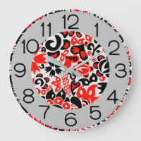 Ukrainian ethnic folk art floral pattern absrtact