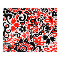 Ukrainian ethnic folk art floral pattern absrtact 