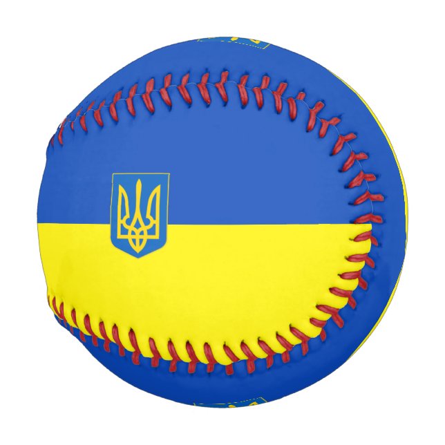 Ukrainian flag-Coat of arms Baseball (Back Left)