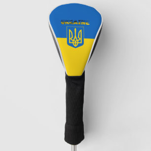 Ukrainian flag-Coat of arms Golf Head Cover