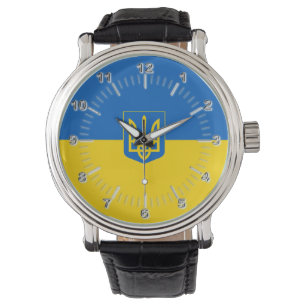 Ukrainian flag-Coat of arms Watch