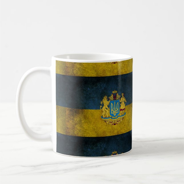 Ukrainian flag  coffee mug (Left)