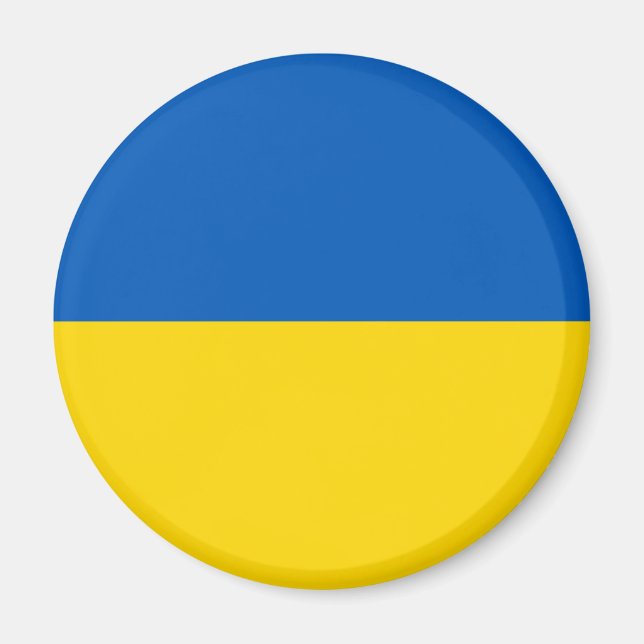 Ukrainian Flag Colours Magnet (Front)