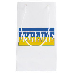Ukrainian Flag, Country Pride, Ukraine Flag Small Gift Bag