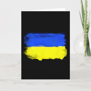 Ukrainian Flag Flag Of Ukraine Card