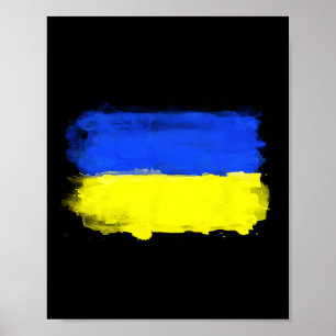 Ukrainian Flag Flag Of Ukraine Poster