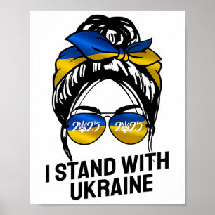 Ukrainian Flag I Stand With Ukraine 2025 Shirts Fr Poster