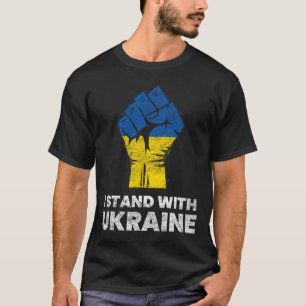 Ukrainian Flag - I Stand With Ukraine Flag 2  T-Shirt