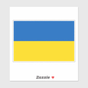 Ukrainian flag. I support Ukraine.