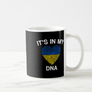 Ukrainian Flag It's In My Dna Ukraine Flag Coffee Mug