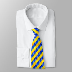 Ukrainian Flag Neck Tie Support Ukraine - Freedom