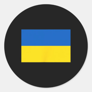 Ukrainian Flag Of Ukraine 1 Classic Round Sticker
