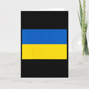 Ukrainian Flag Of Ukraine  Card