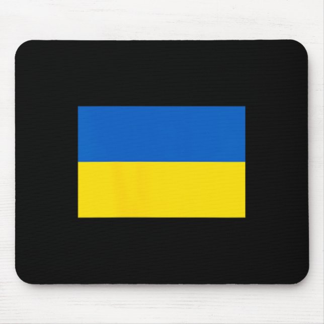 Ukrainian Flag Of Ukraine  Mouse Pad (Front)