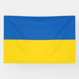 Ukrainian flag. Outdoor Banner