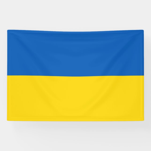 Ukrainian flag. Outdoor  Banner (Horizontal)