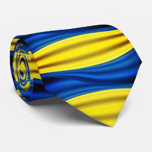 Ukrainian Flag - Peace - Freedom For Ukraine Tie