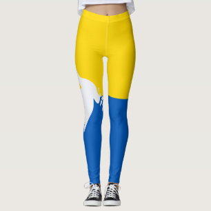 Ukrainian flag peace in the world leggings