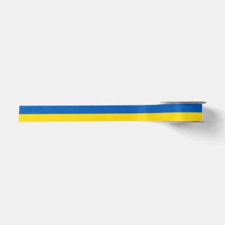 Ukrainian flag  satin ribbon