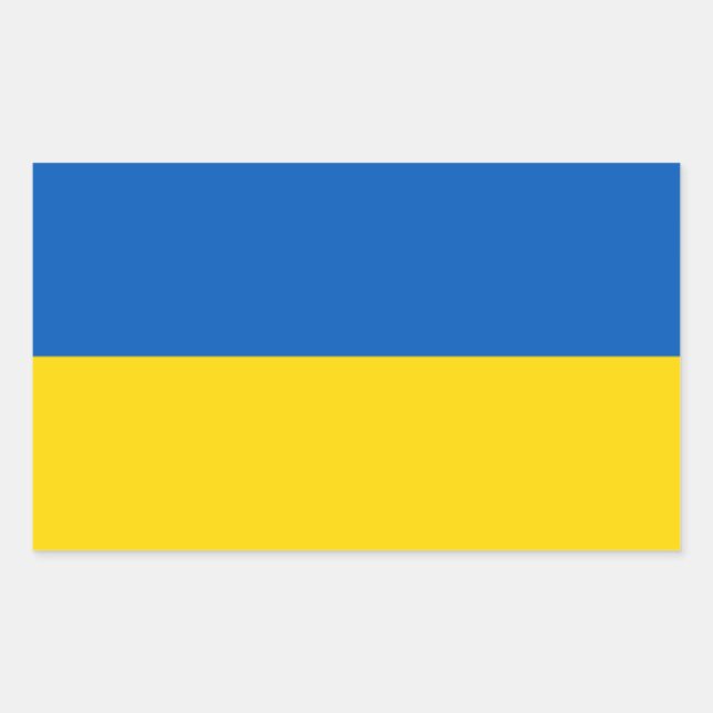 Ukrainian flag Sticker (Front)