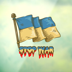 Ukrainian Flag: Stop War