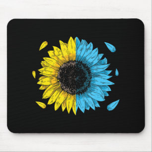 Ukrainian Flag Symbol Tryzub Love Support Ukraine Mouse Pad