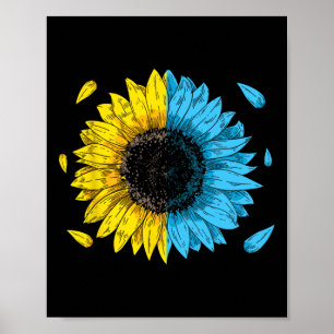 Ukrainian Flag Symbol Tryzub Love Support Ukraine Poster