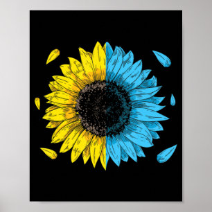 Ukrainian Flag Symbol Tryzub Love Support Ukraine Poster