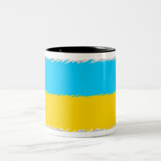 Ukrainian Flag Two-Tone Coffee Mug